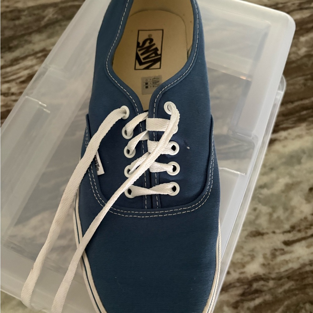 Vans Mens Classic Blue Sneakers - Picture 6 of 7
